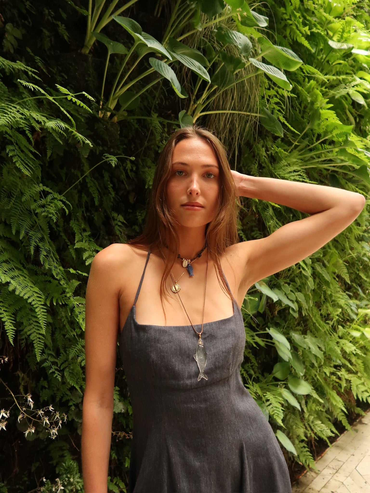STAUD | LEONE LINEN DRESS
