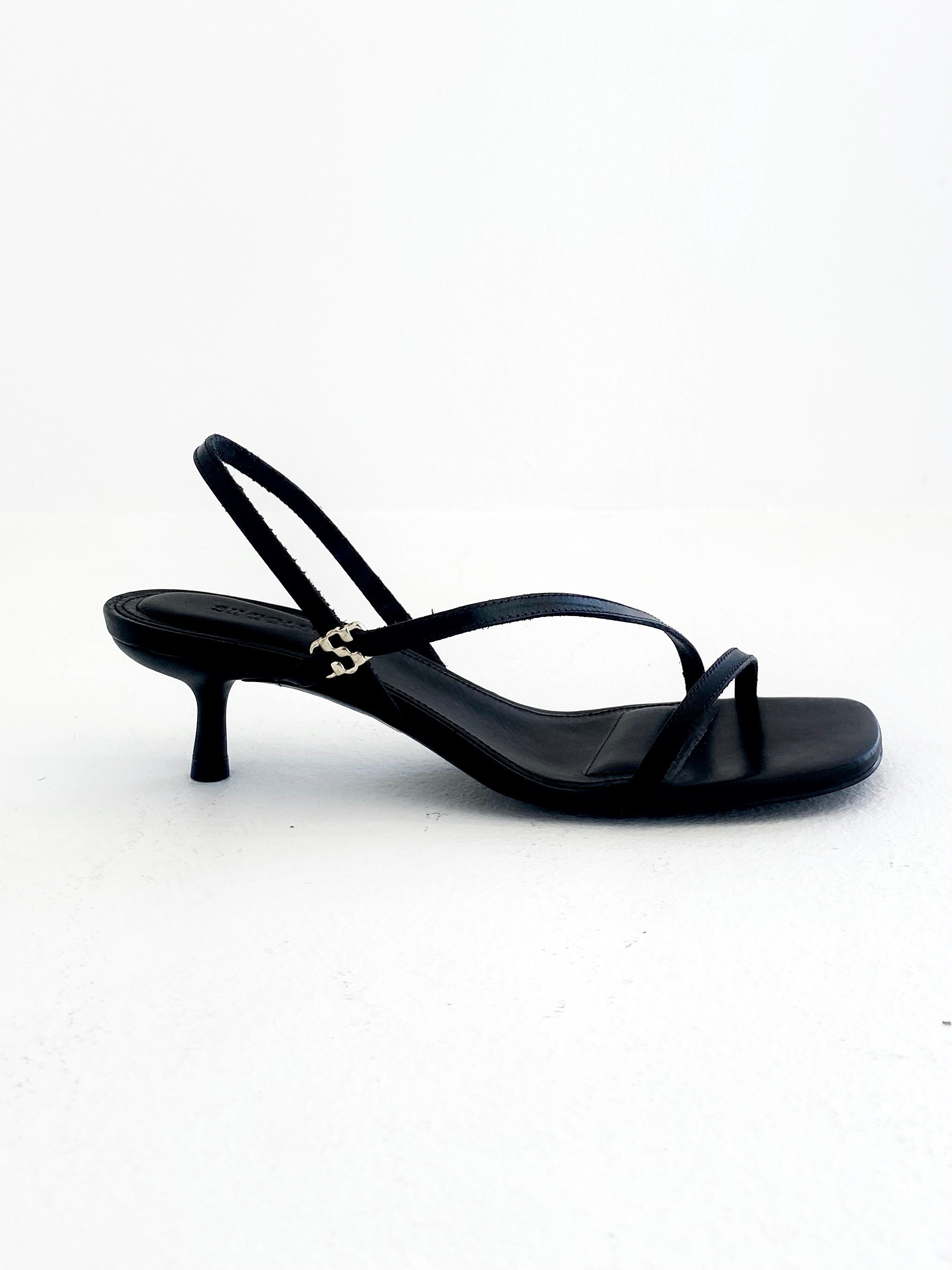 SIMKHAI | CEDONIA STRAPPY KITTEN HEEL SANDAL