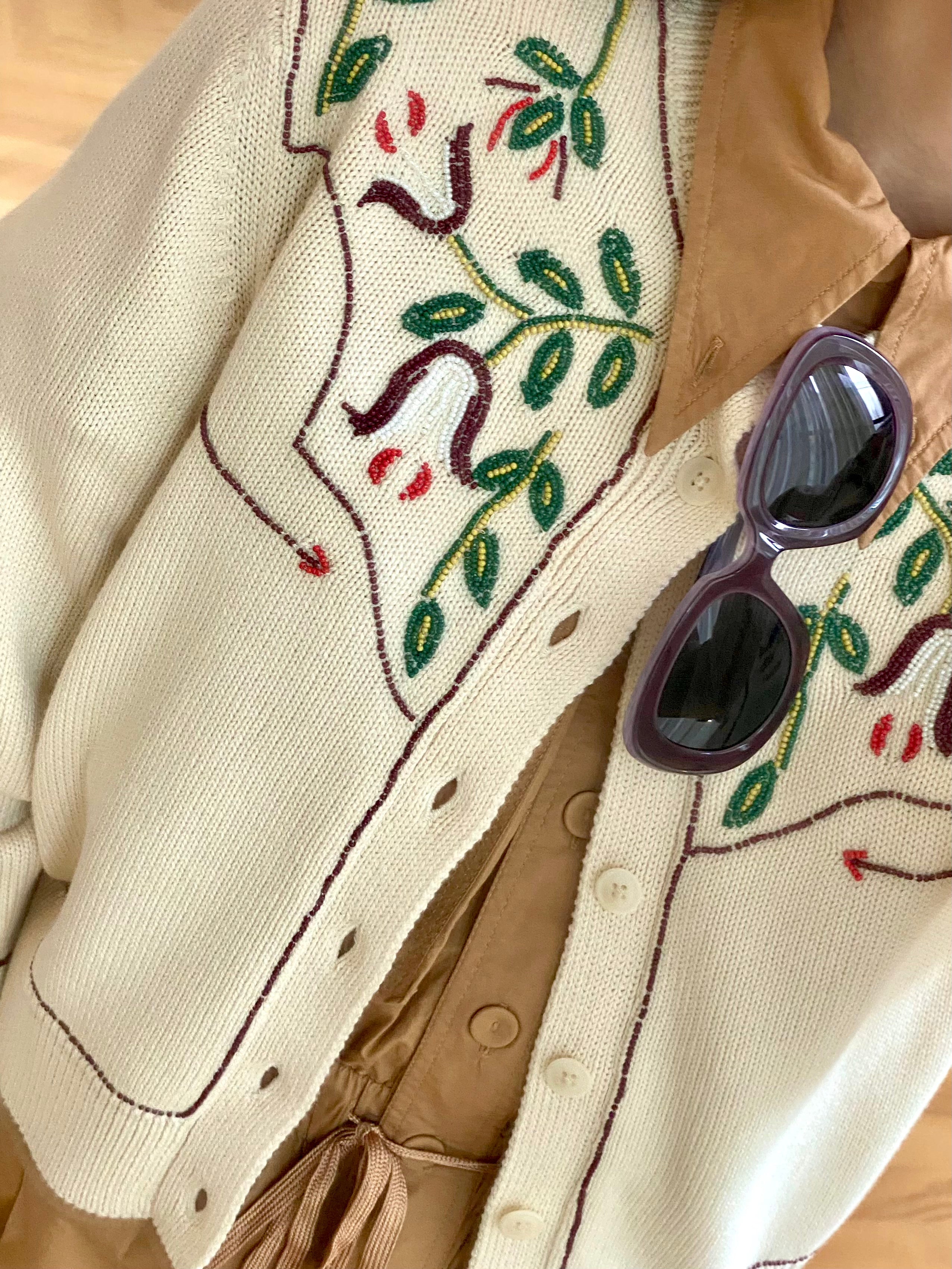 THE GREAT | WESTERN BEADED CARDIGAN