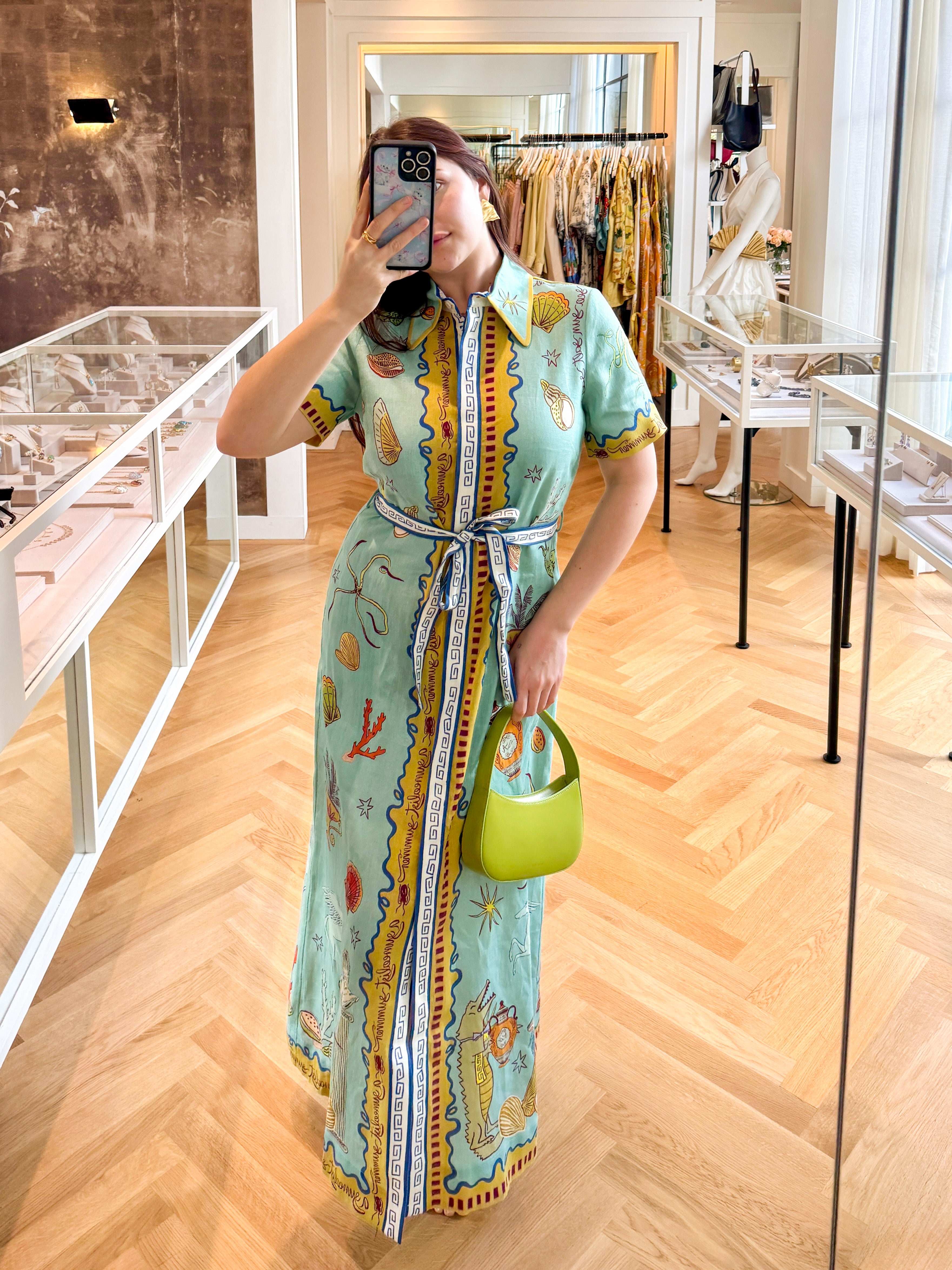 ALEMAIS | SURREALIST SUMMER SHIRTDRESS