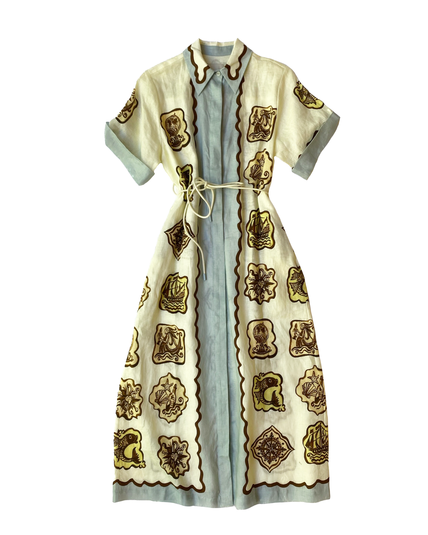 ALEMAIS | RELIC PRINTED SHIRTDRESS