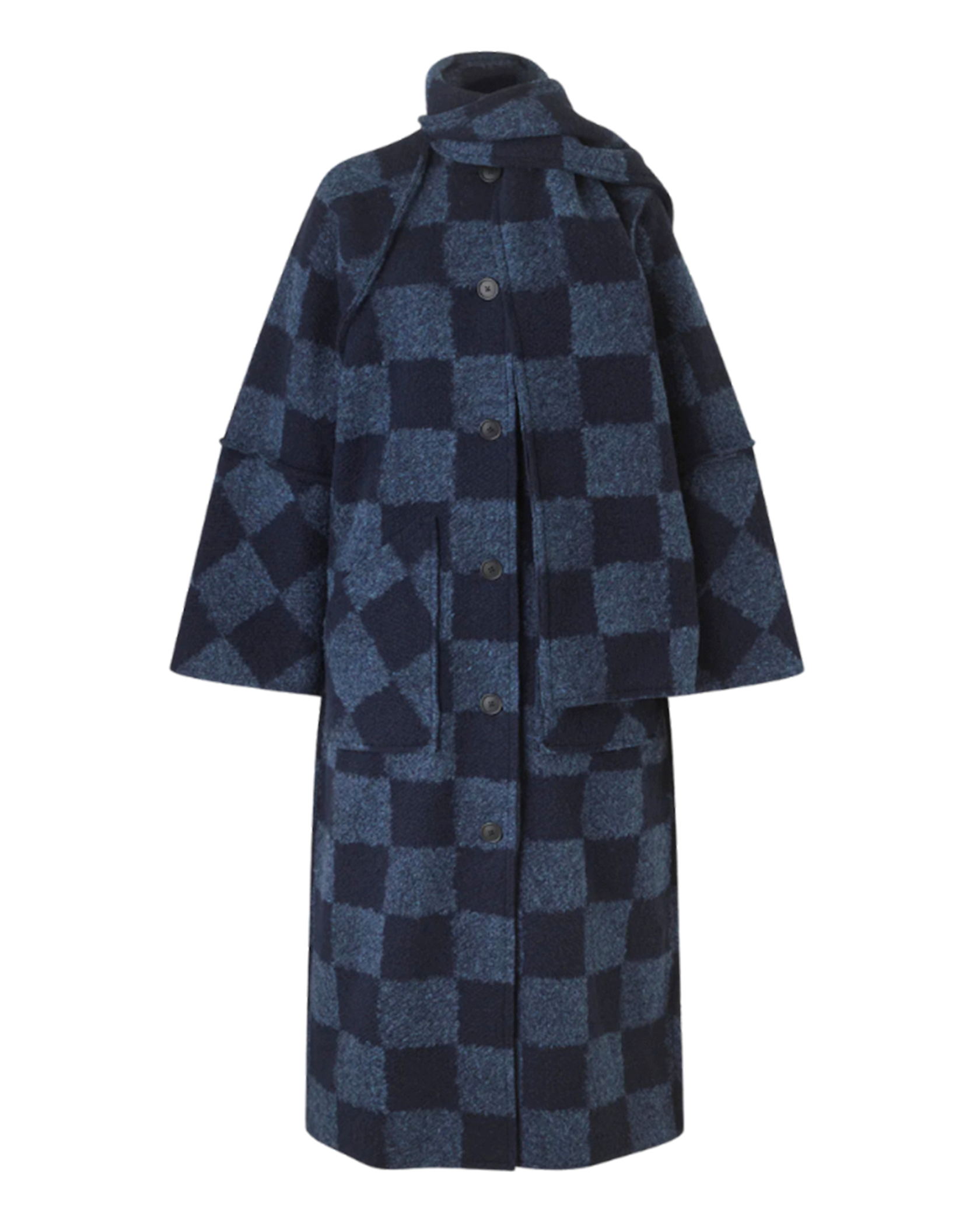 WIGGY KIT | THE BLANKET CHECKERED COAT