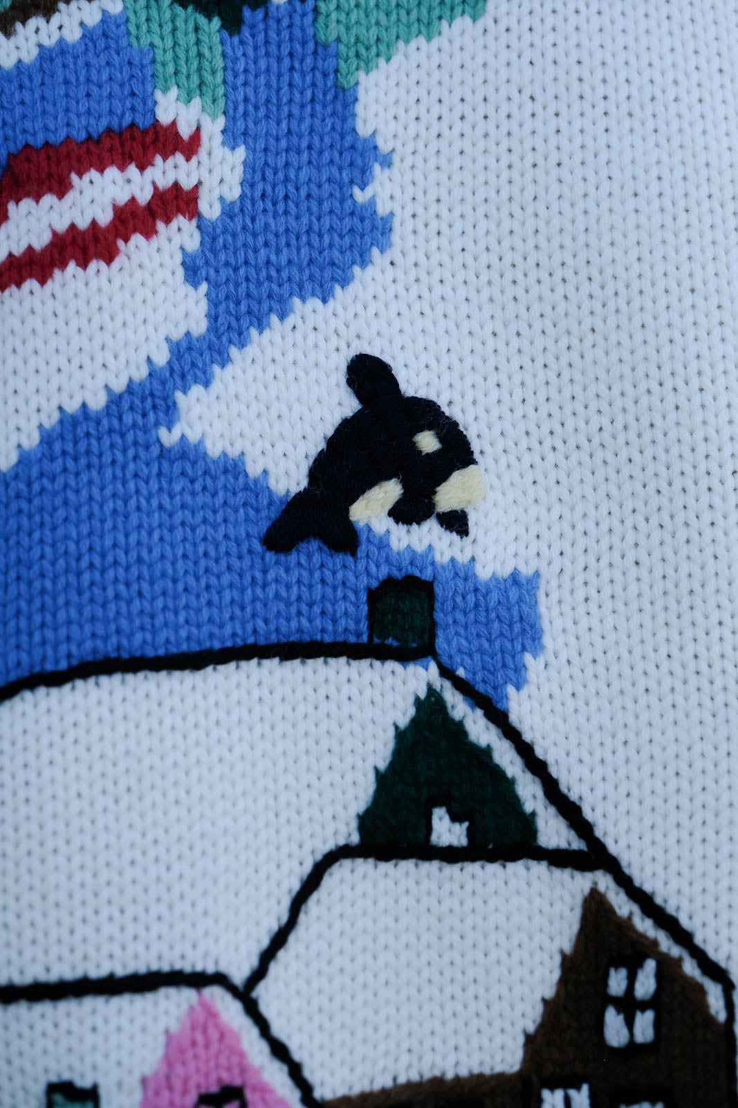 MIRA MIKATI | MERINO WOOL SNOW SCENE SWEATER | WOMEN'S LUXURY DESIGNER CLOTHING, SHOES, HANDBAGS & JEWELRY | POOLESHOP CHARLOTTE, NC