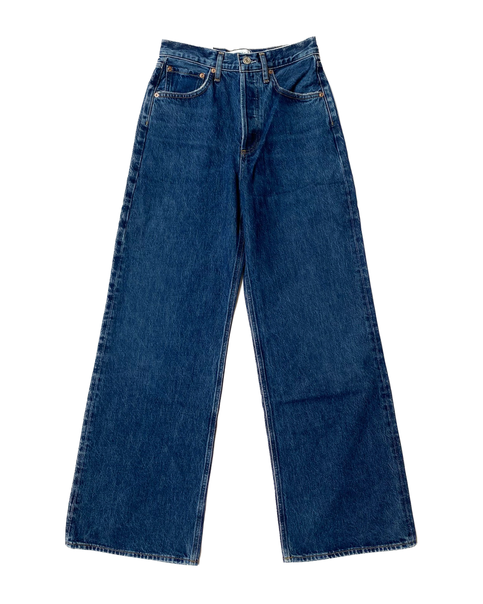 AGOLDE | HIGH WAISTED DAME JEAN NO CUFF