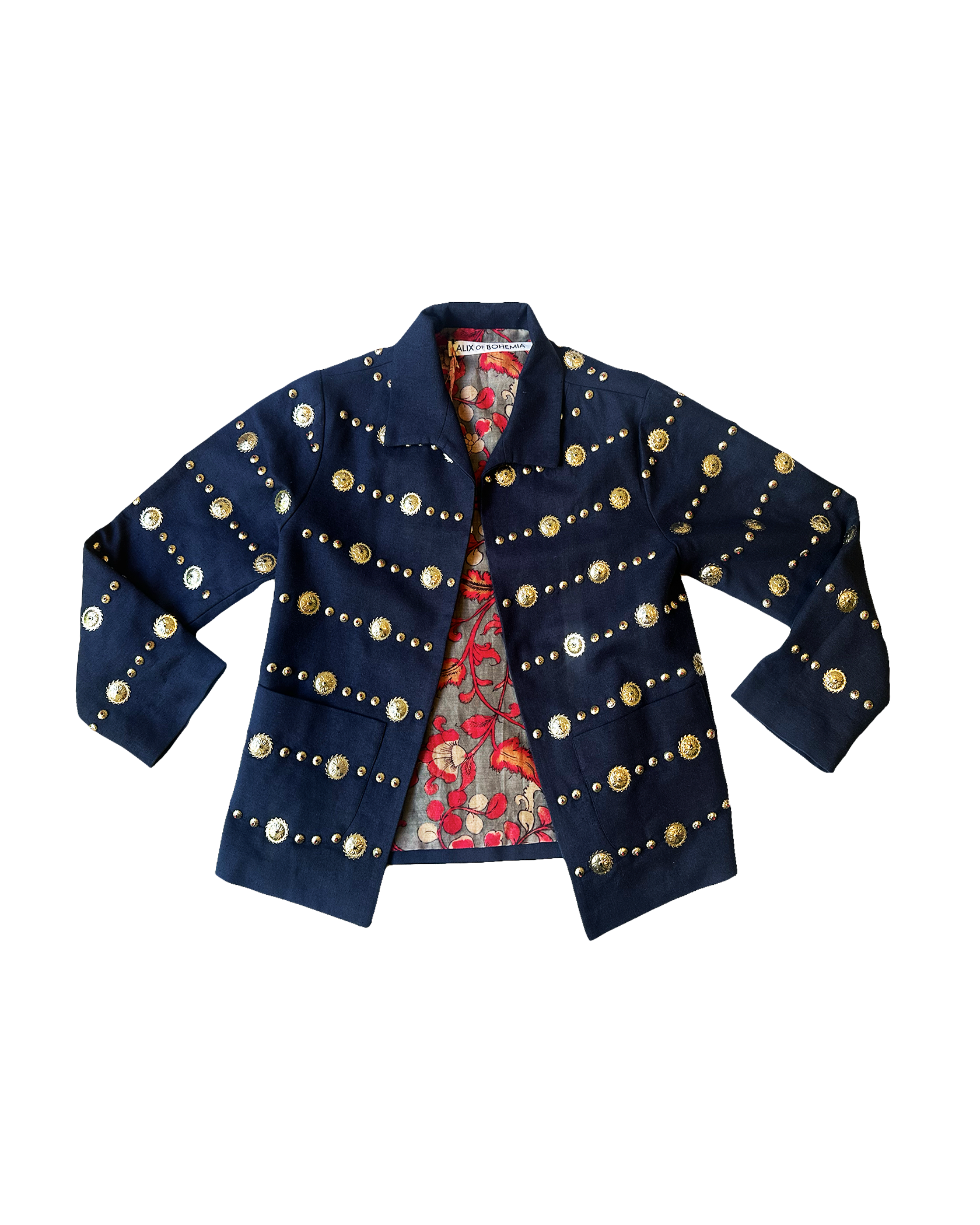 ALIX OF BOHEMIA | LONG SLEEVE FRANCIS NAVAL COIN JACKET