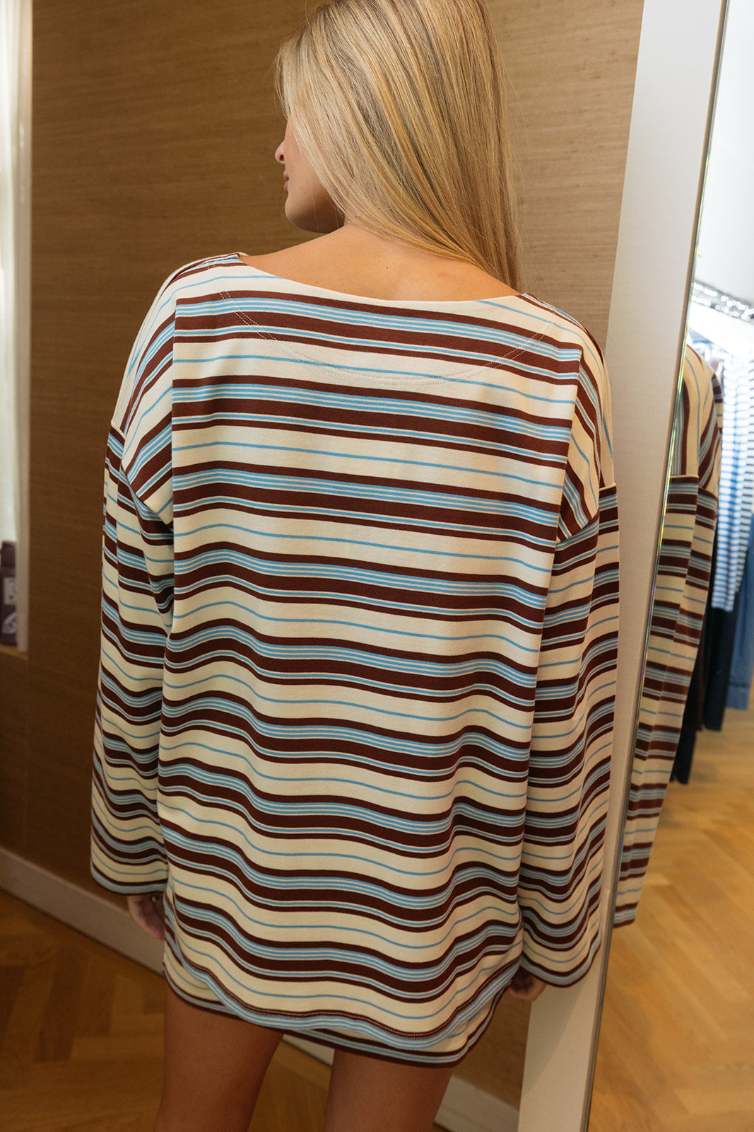 POSSE | STRIPED NADINE TOP | WOMEN'S LUXURY DESIGNER CLOTHING, SHOES, HANDBAGS & JEWELRY | POOLESHOP CHARLOTTE, NC