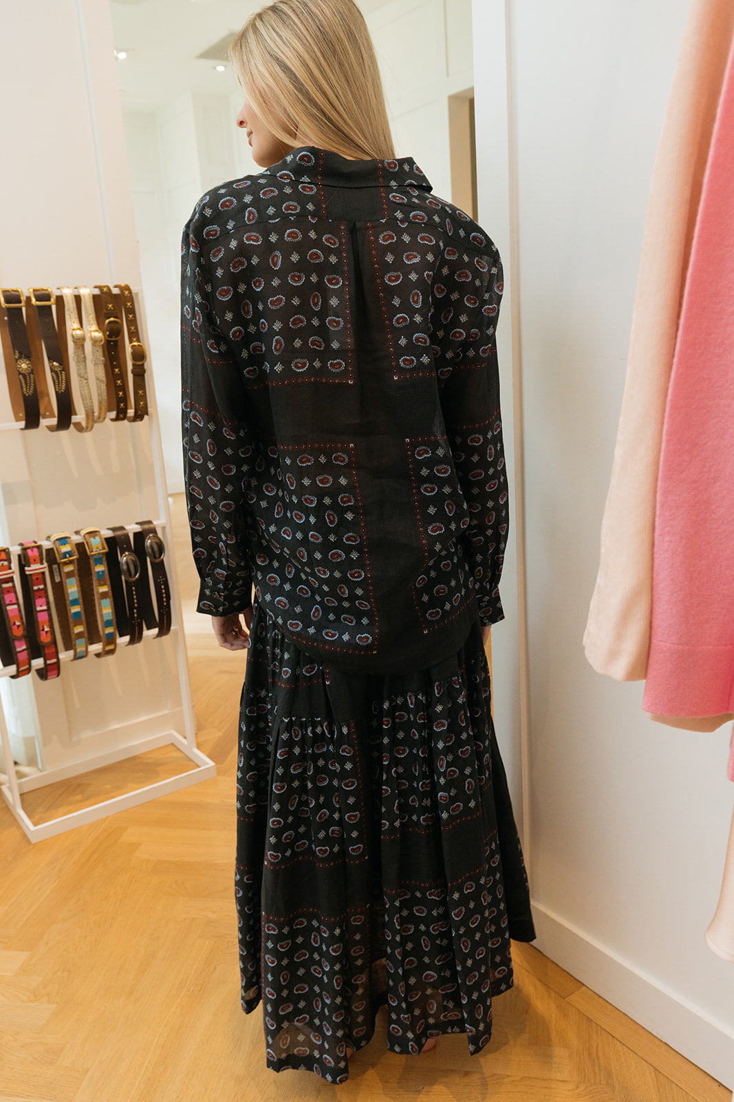 RACHEL COMEY | PRINTED SWIFT SKIRT | WOMEN'S LUXURY DESIGNER CLOTHING, SHOES, HANDBAGS & JEWELRY | POOLESHOP CHARLOTTE, NC
