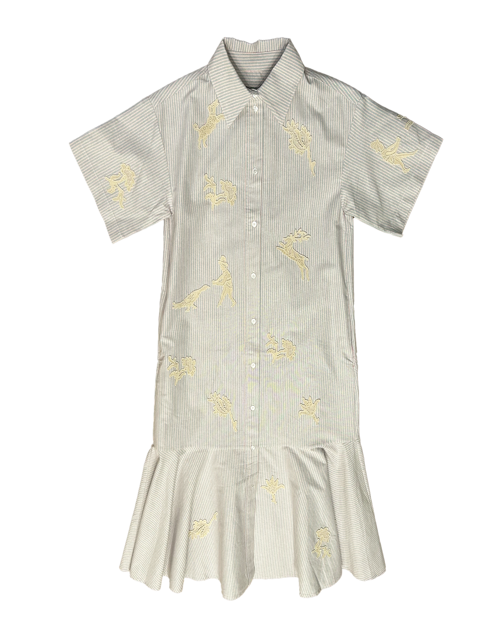 SEA NY | LAVINIA STRIPED SHIRT DRESS