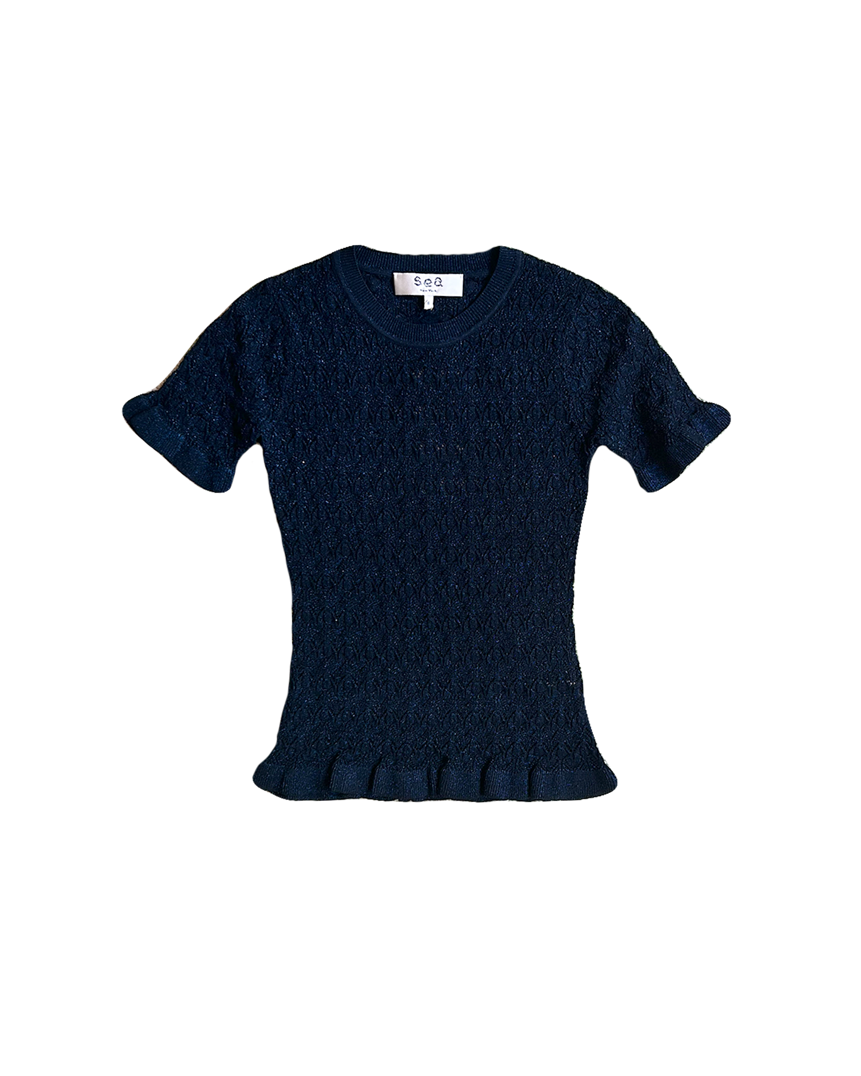SEA NY | SHORT SLEEVE RUBY KNIT TEE