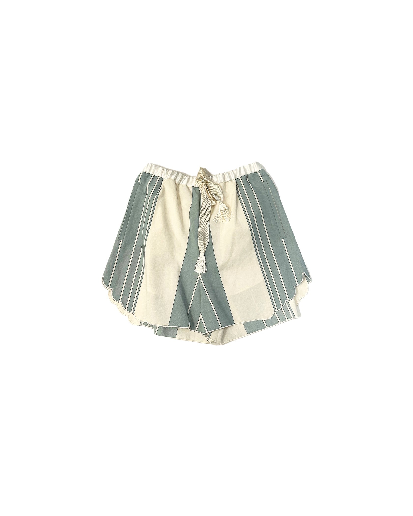 FORTE FORTE | STRIPED BERMUDA SHORTS