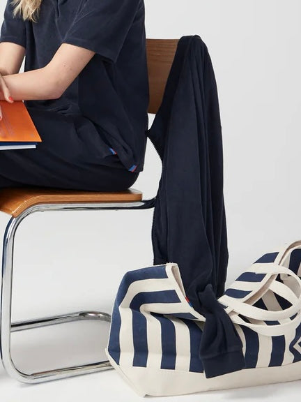 KULE | ALL OVER STRIPED TOTE