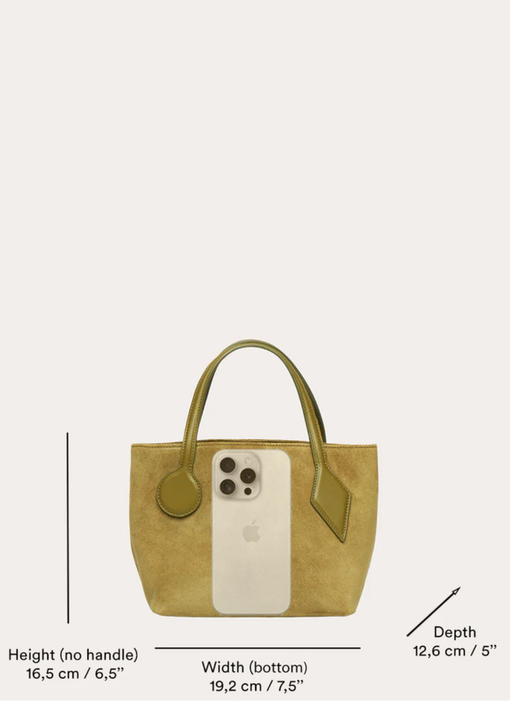LIFFNER | LEATHER SPROUT MICRO TOTE