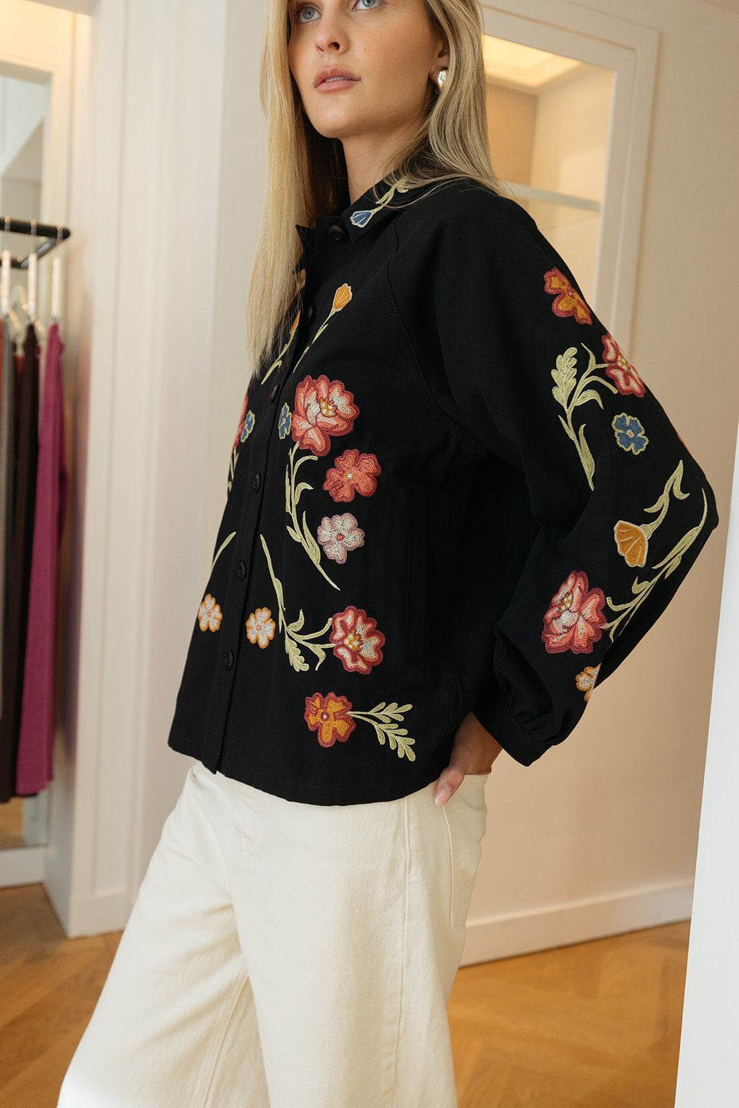THE GREAT | EMB COMMODORE JACKET