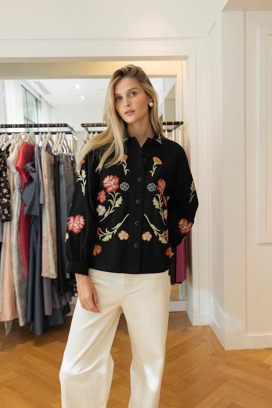 THE GREAT | EMB COMMODORE JACKET
