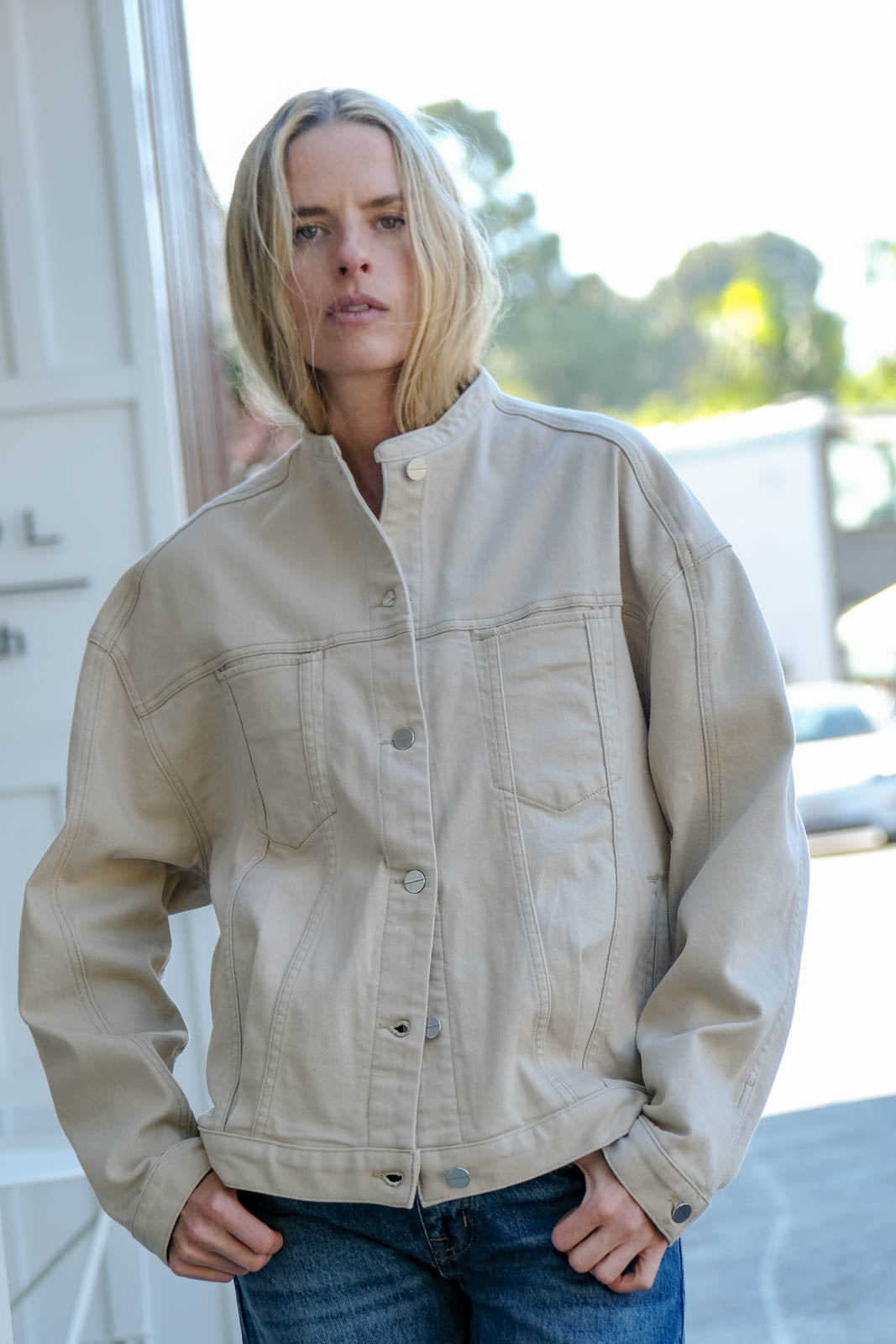 TWP | OVERSIZED JACKET COMBO | WOMEN'S LUXURY DESIGNER CLOTHING, SHOES, HANDBAGS & JEWELRY | POOLESHOP CHARLOTTE, NC