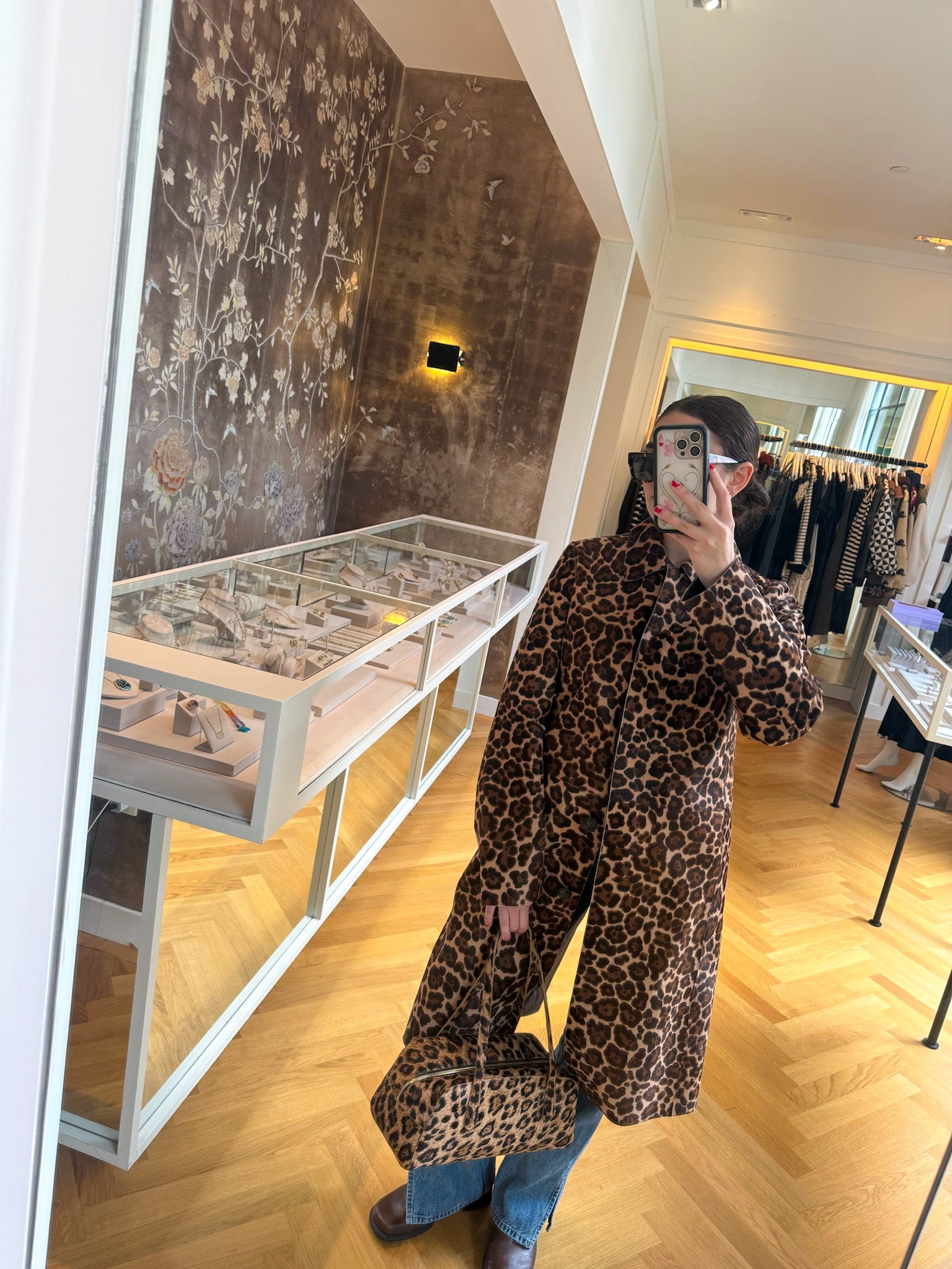 LA LIGNE | LEOPARD PONY HAIR COAT