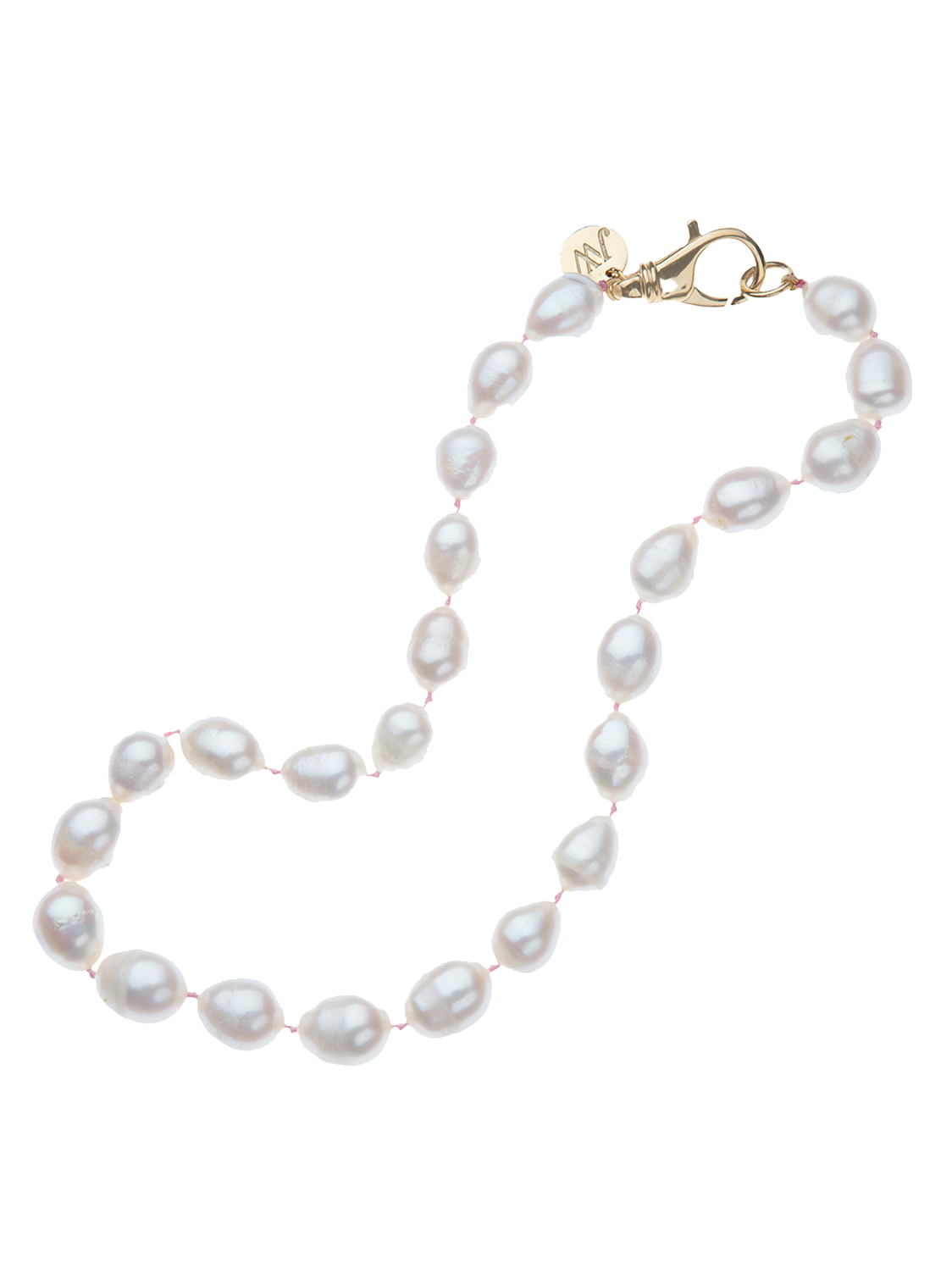 KNOTTED PEARL NECKLACE