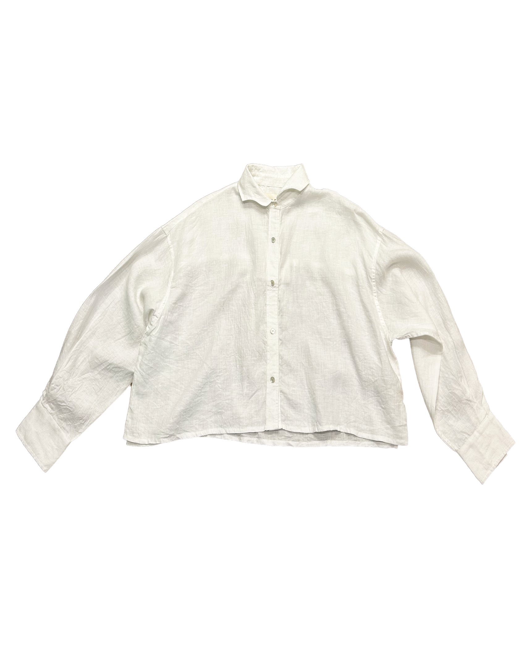 WIGGY KIT | LONG SLEEVE LINEN BOXY BUTTON DOWN