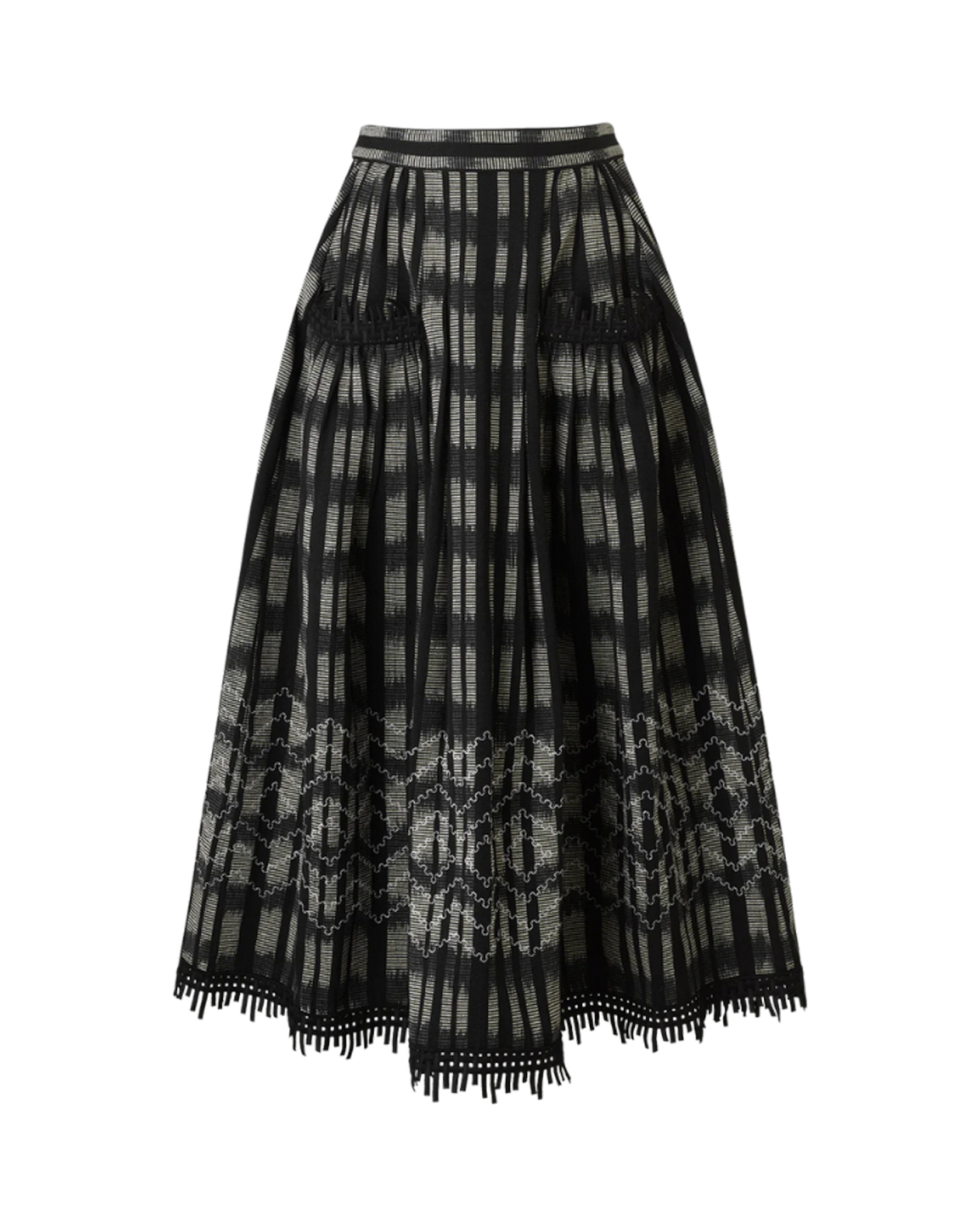 WIGGY KIT | EMBROIDERED GAUCHO MIDI SKIRT