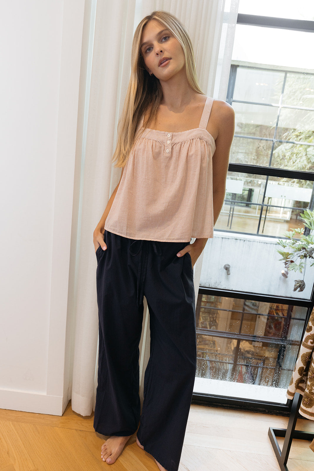 XIRENA | STRIPED MARYN TOP | WOMEN'S LUXURY DESIGNER CLOTHING, SHOES, HANDBAGS & JEWELRY | POOLESHOP CHARLOTTE, NC