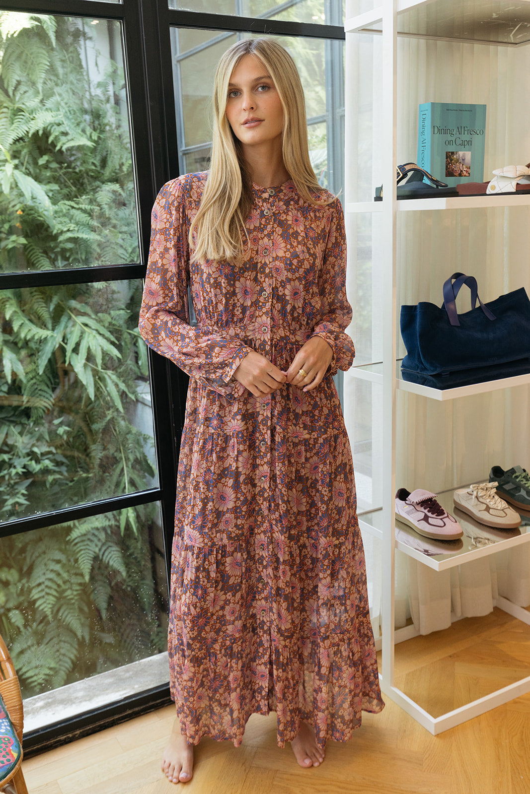 XIRENA | PRINTED VERA DRESS | WOMEN'S LUXURY DESIGNER CLOTHING, SHOES, HANDBAGS & JEWELRY | POOLESHOP CHARLOTTE, NC
