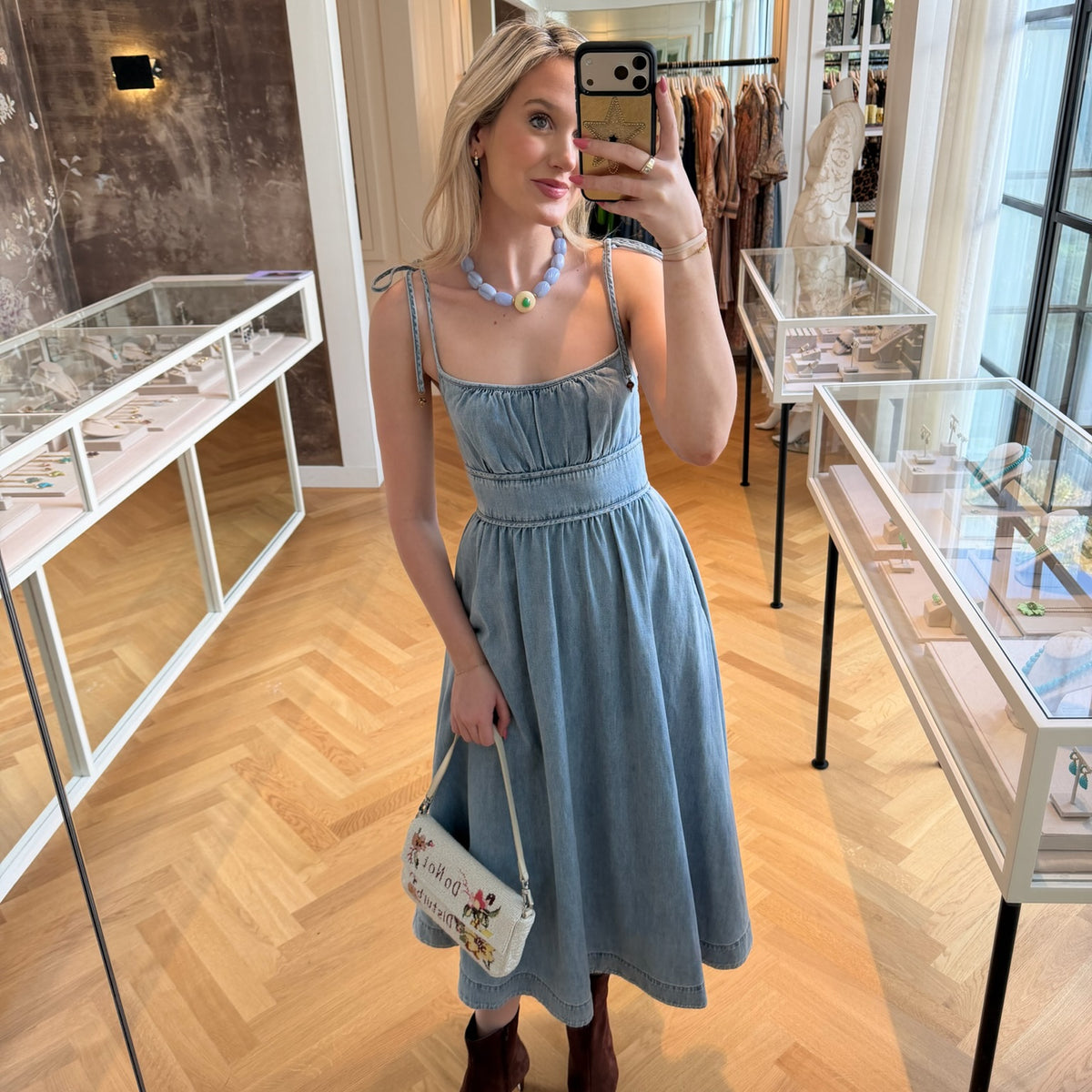 ZIMMERMANN | DENIM PICNIC DRESS