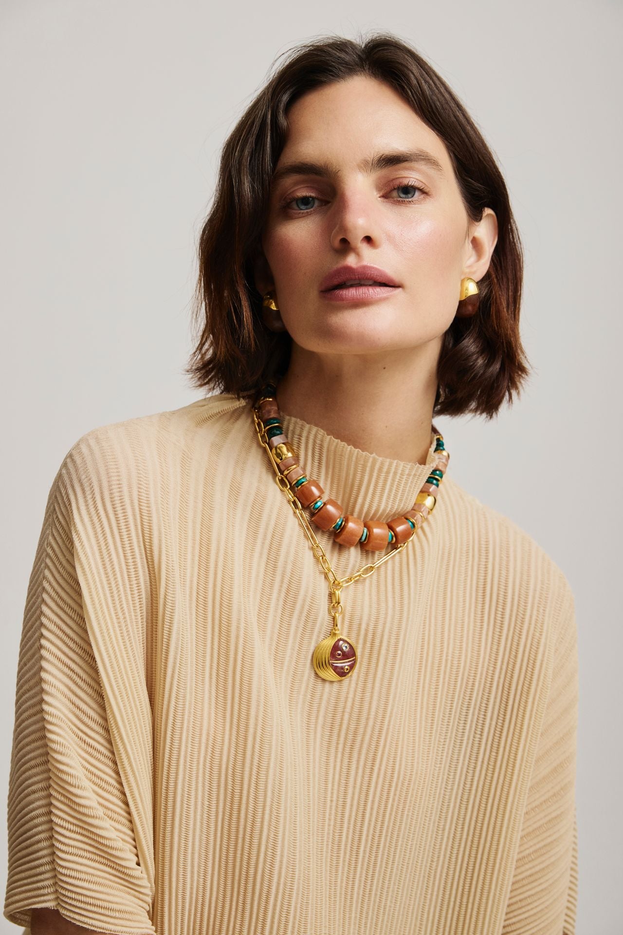 LIZZIE FORTUNATO | TORO EARRINGS