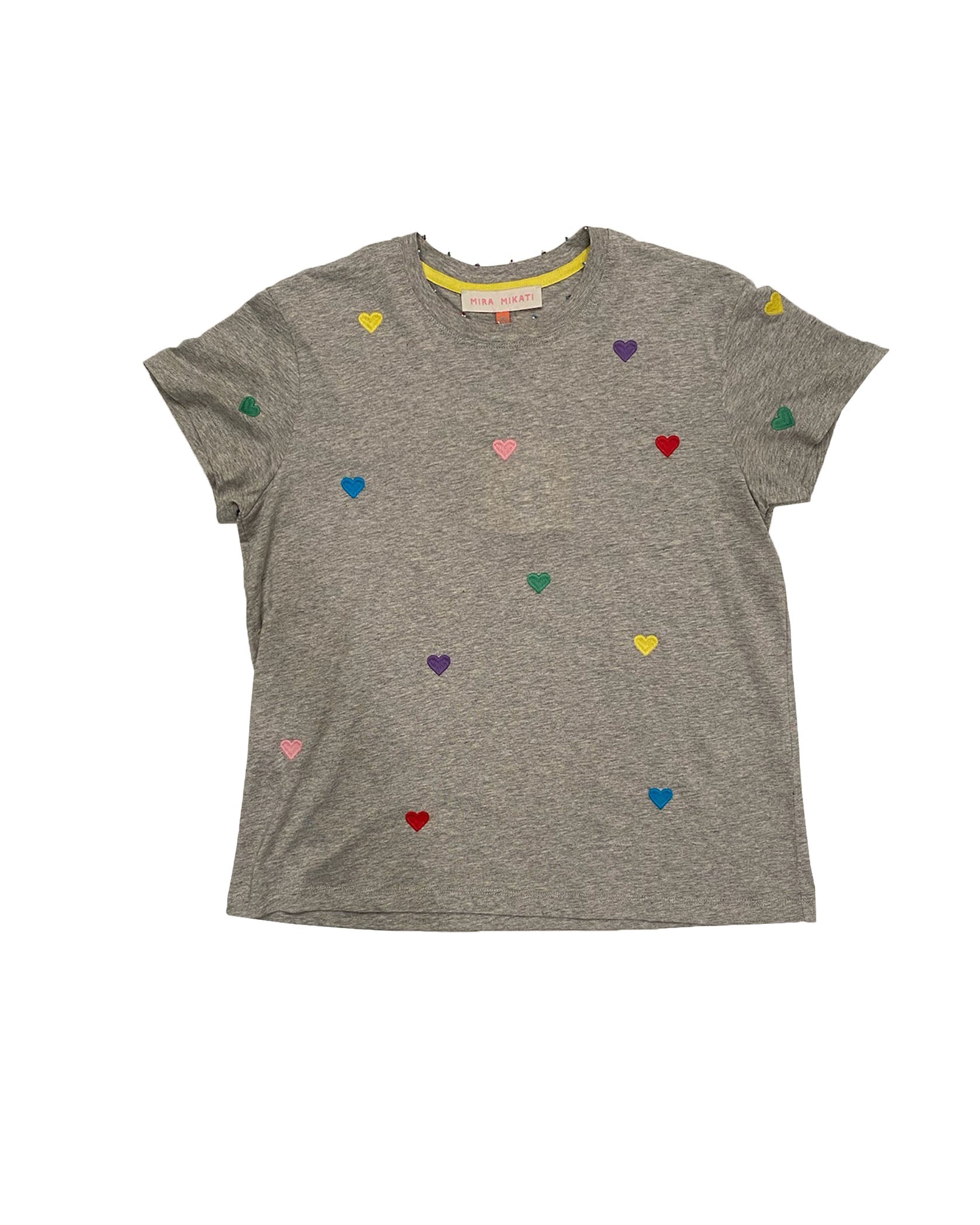 MIRA MIKATI | EMBROIDERED HEART TEE