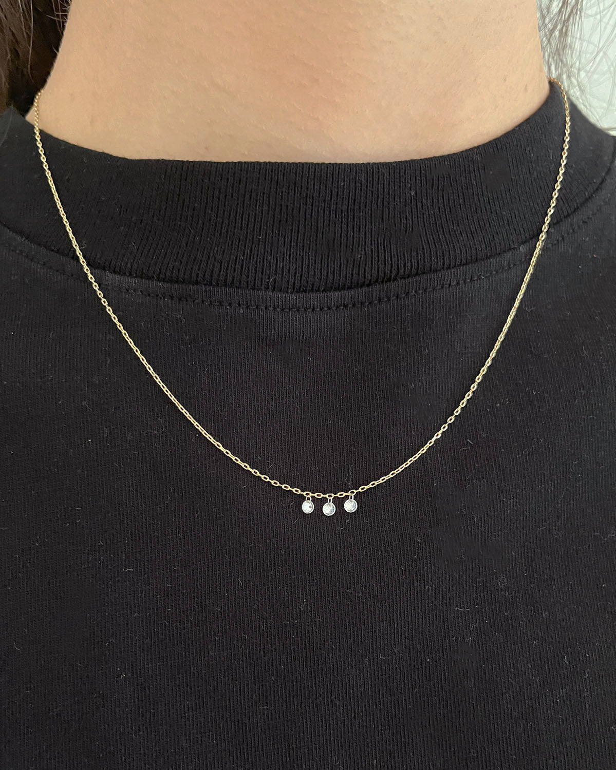 Diamond Trio Necklace