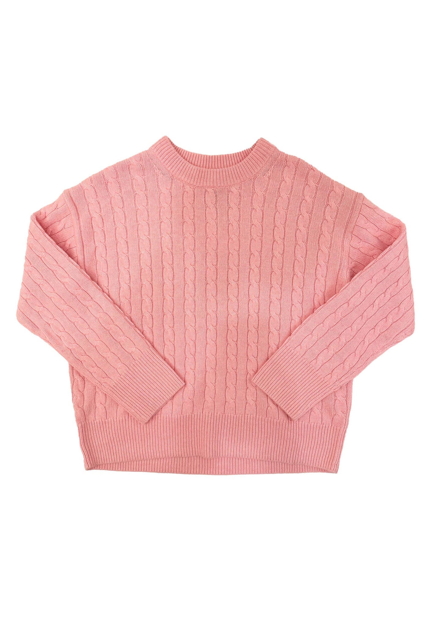 ALEX MILL | CREWNCK CABLE KNIT SWEATER
