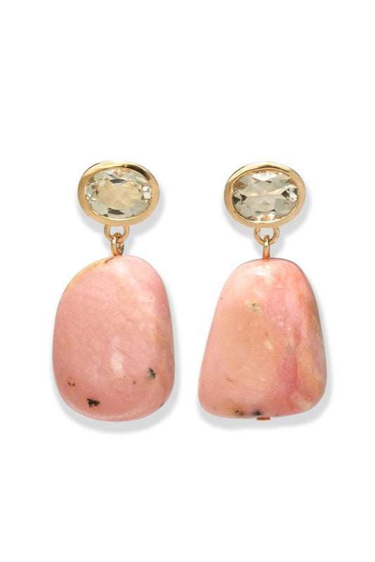 LIZZIE FORTUNATO | ROSADO EARRINGS