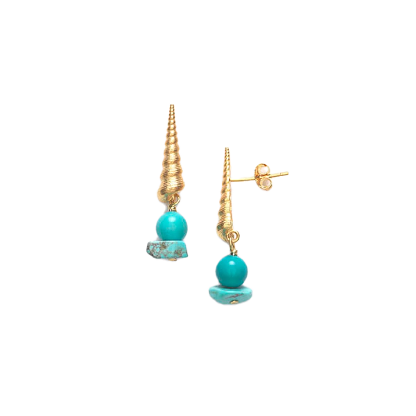 TURRET SHELL EARRING