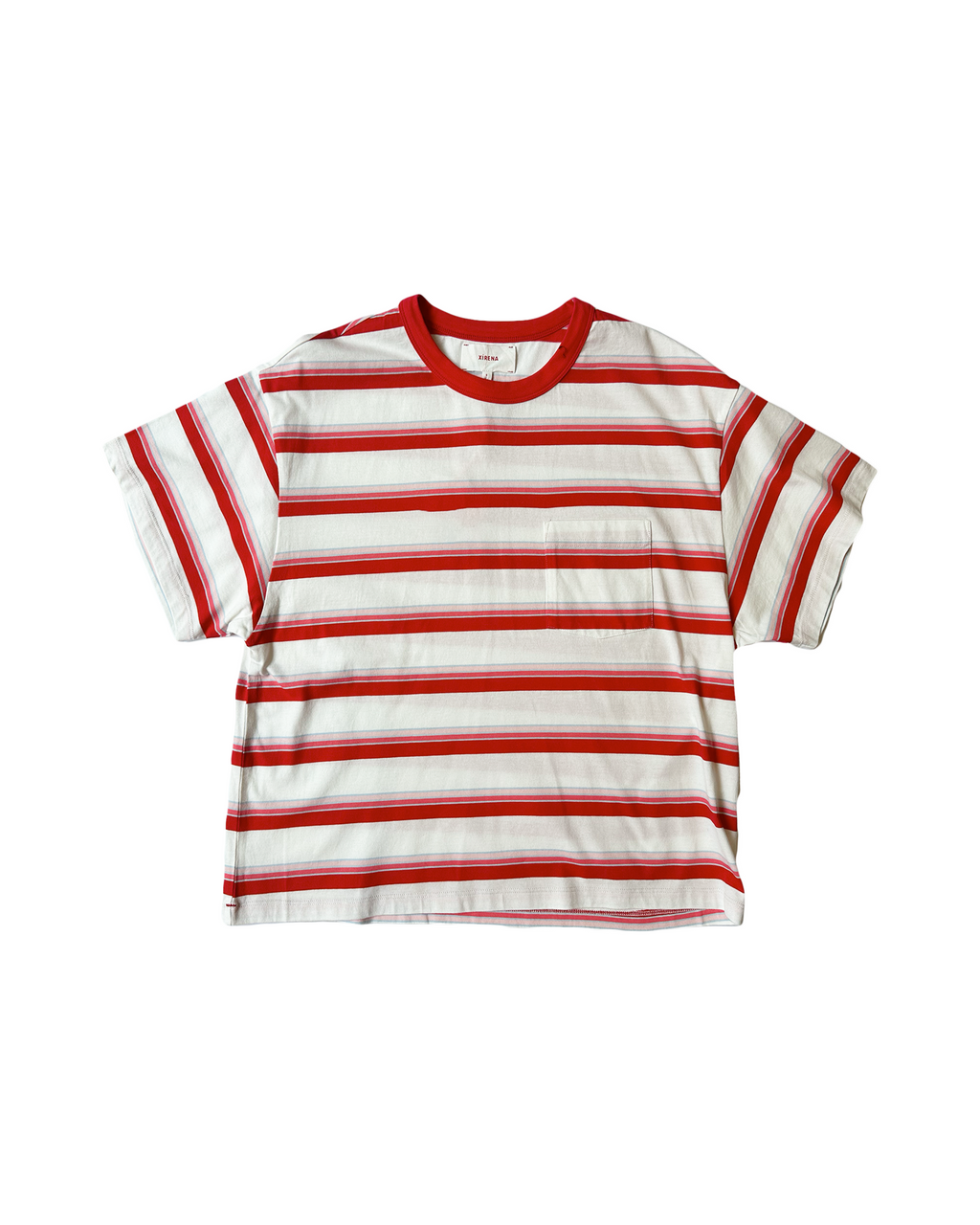 XIRENA SHORT SLEEVE STRIPE PAULINA TEE
